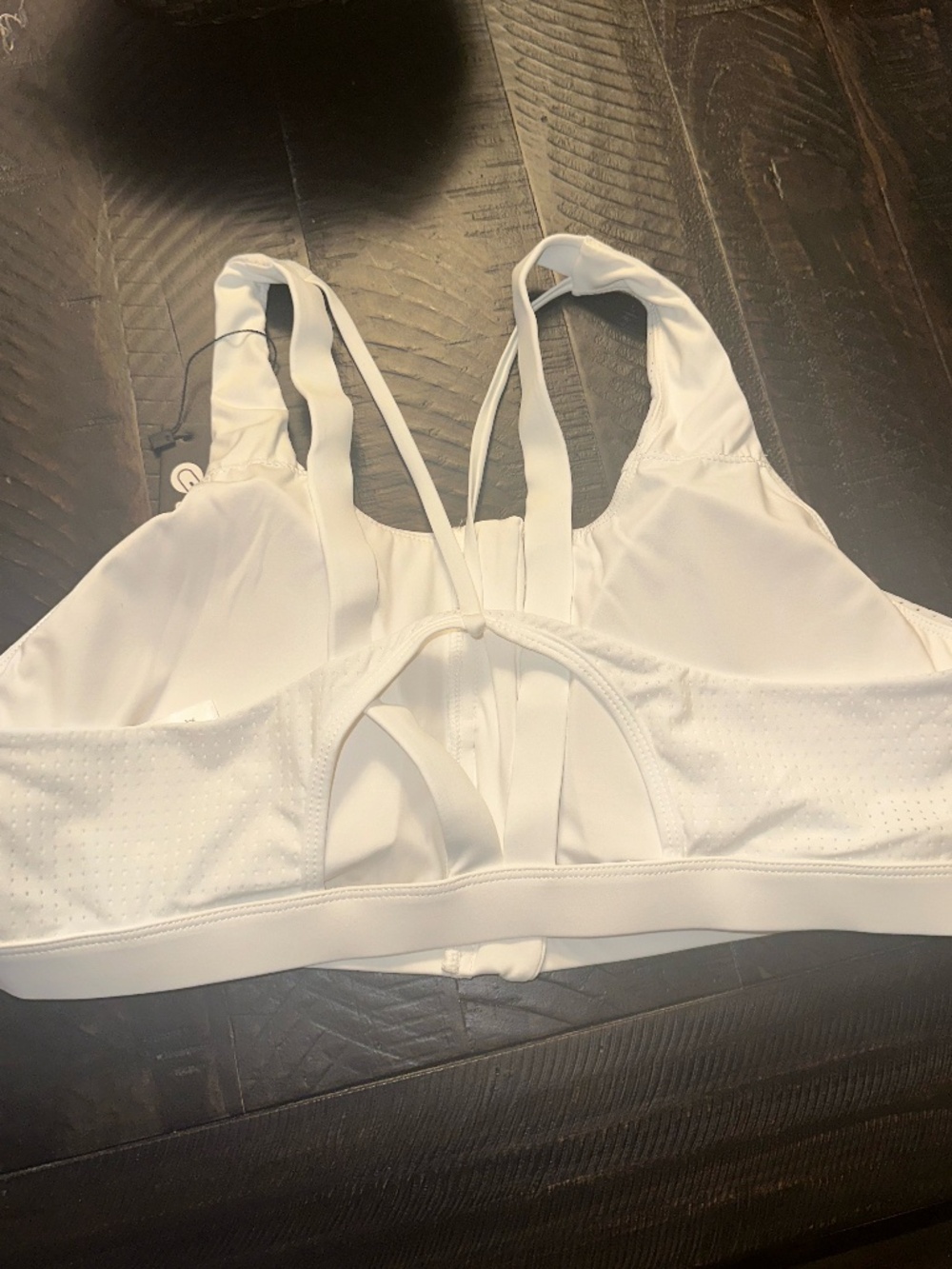 NWT Cordaw Zipper Front Sports Bra High Impact Strappy Workout Top 3X - Picture 2 of 5